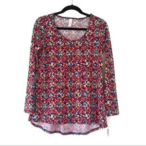 NWT Floral Hi-Lo Top LuLaRoe Lynnae